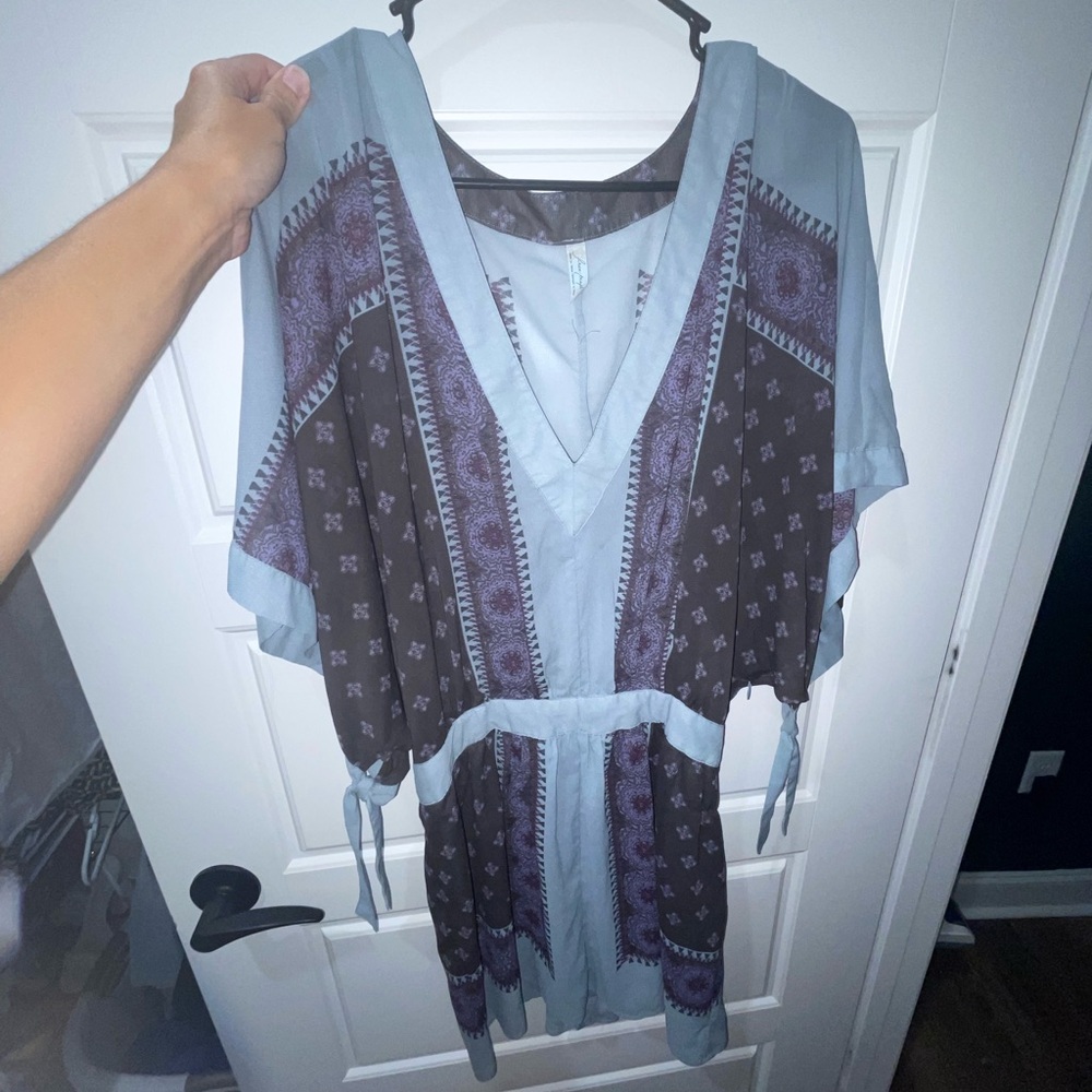 Free People Santa Cruz Mini Patterned Dress